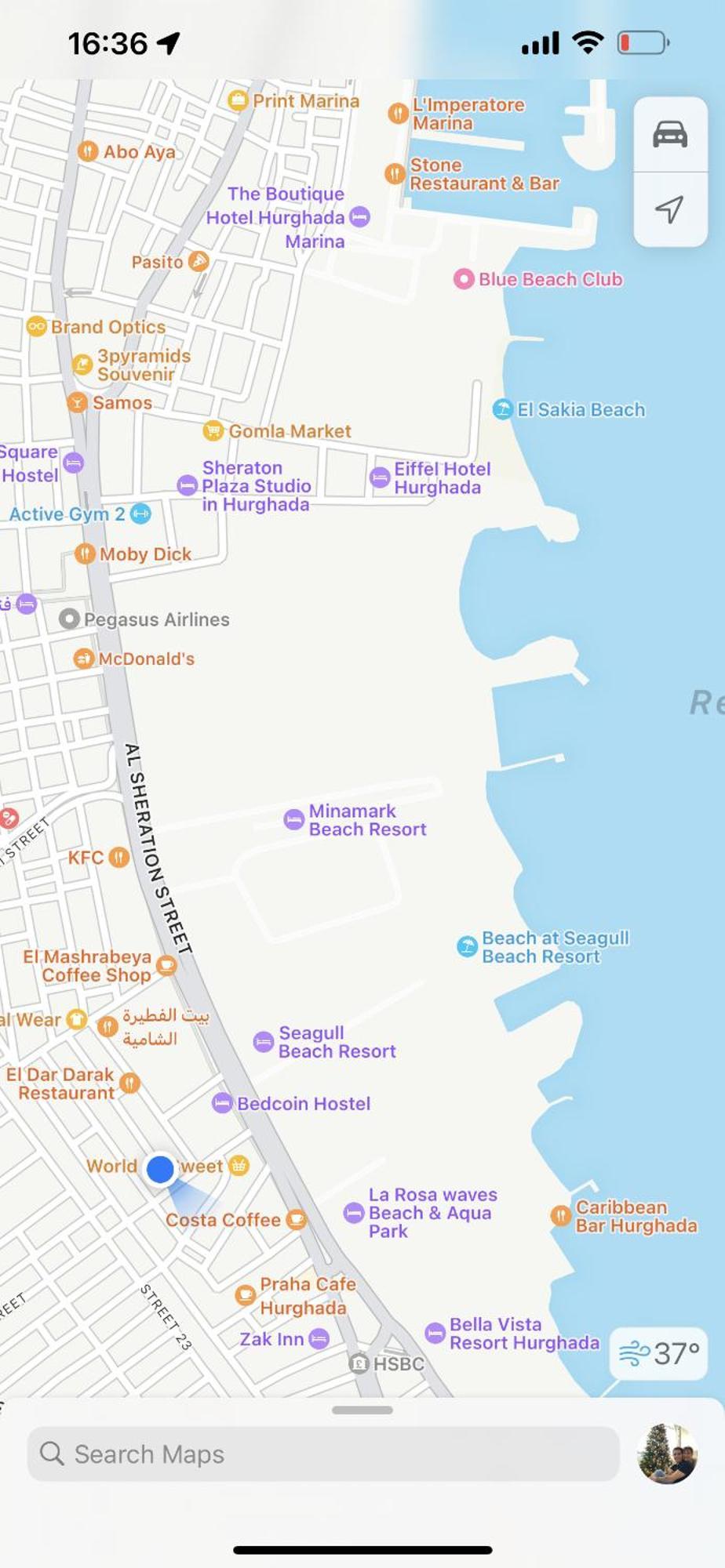 Apartment Graceland New In Center Hurghada